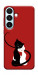 Чехол Влюбленные коты для Galaxy S26