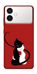 Чехол Влюбленные коты для Galaxy S26+