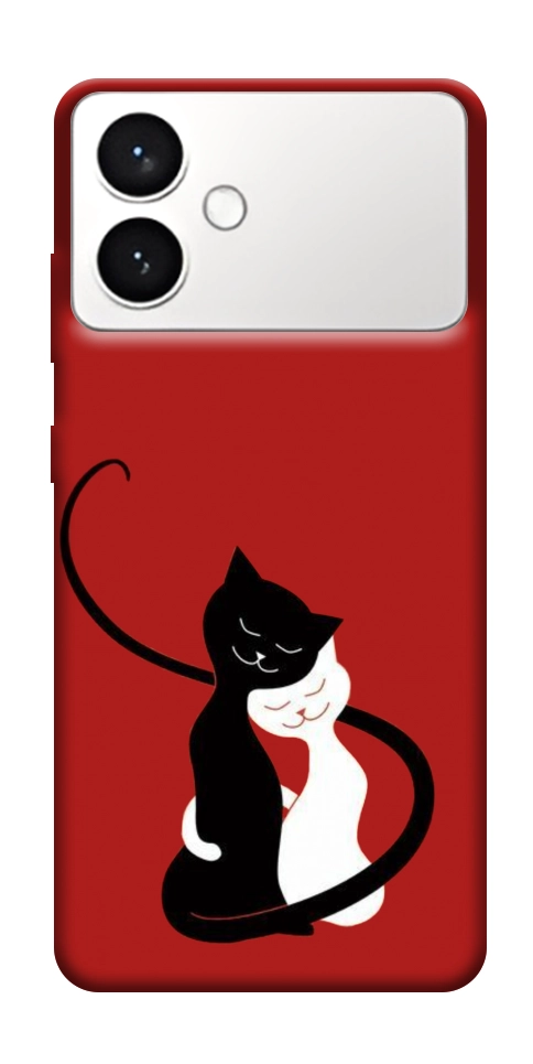 Чохол Закохані коти для Galaxy S26 Edge