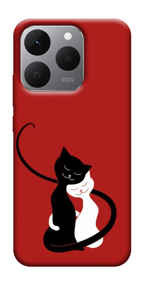 Чохол Закохані коти для Realme 15T