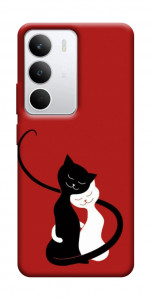 Чехол Влюбленные коты для Realme C71