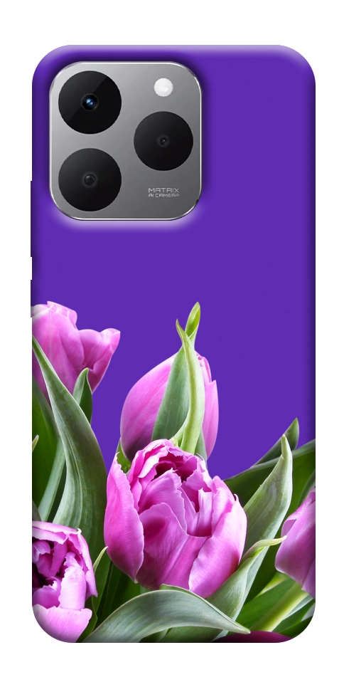 Чехол Тюльпаны для Realme 15T