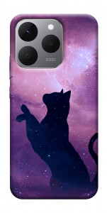 Чехол Кот и бабочка для Realme 15T