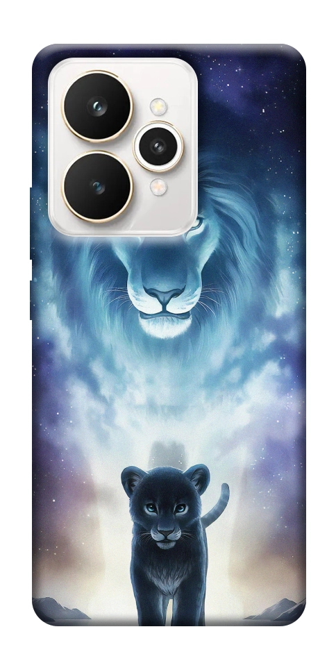Чехол Львы для Realme 15