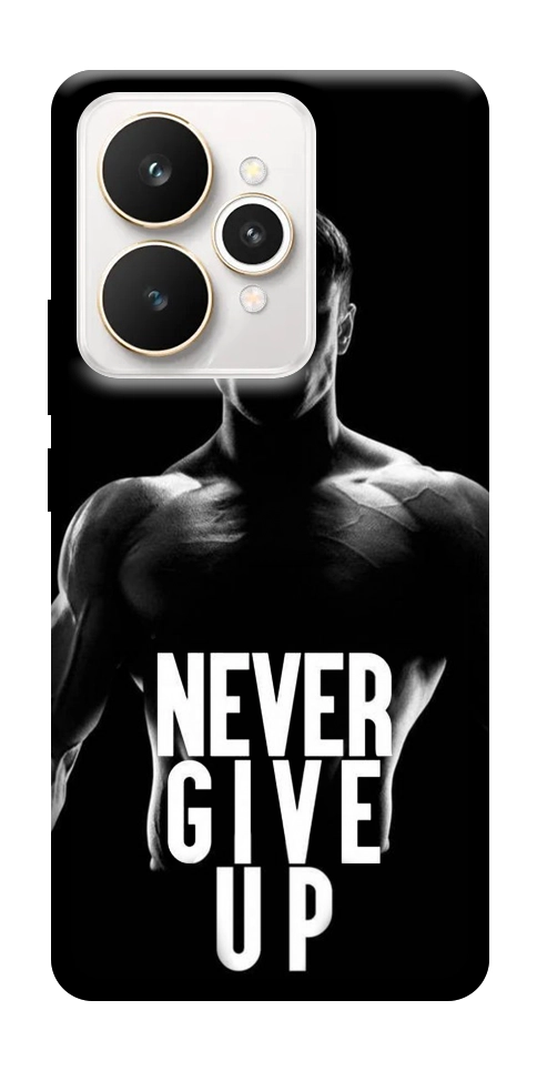 Чехол Never give up для Realme 15