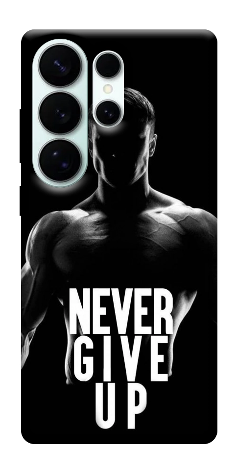Чехол Never give up для Galaxy S26 Ultra