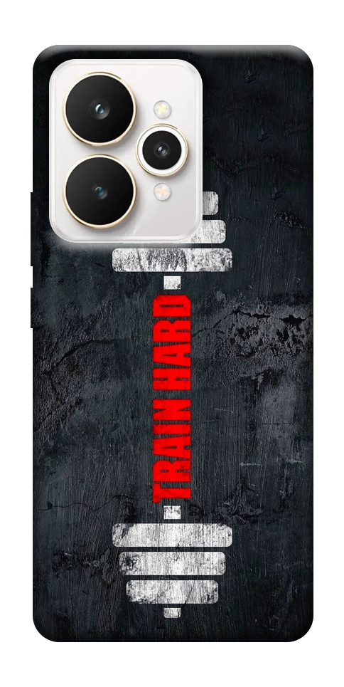 Чехол Train hard для Realme 15
