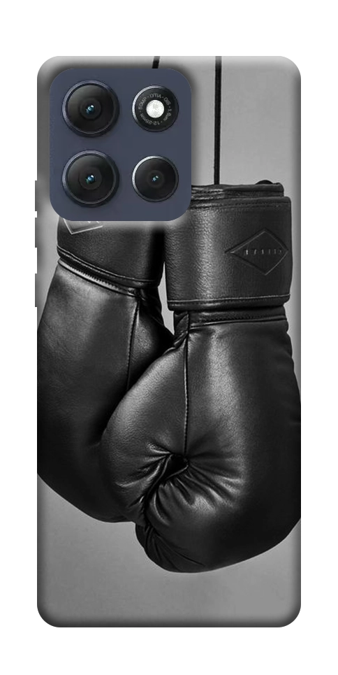 Чохол Чорні боксерські рукавички для Motorola Moto G86 Power