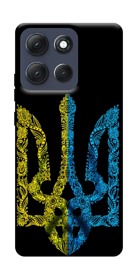 Чохол Жовтоблакитний герб для Motorola Moto G86 Power