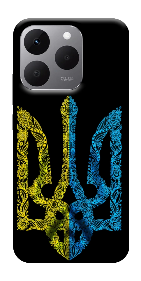 Чехол Жовтоблакитний герб для Realme 15T