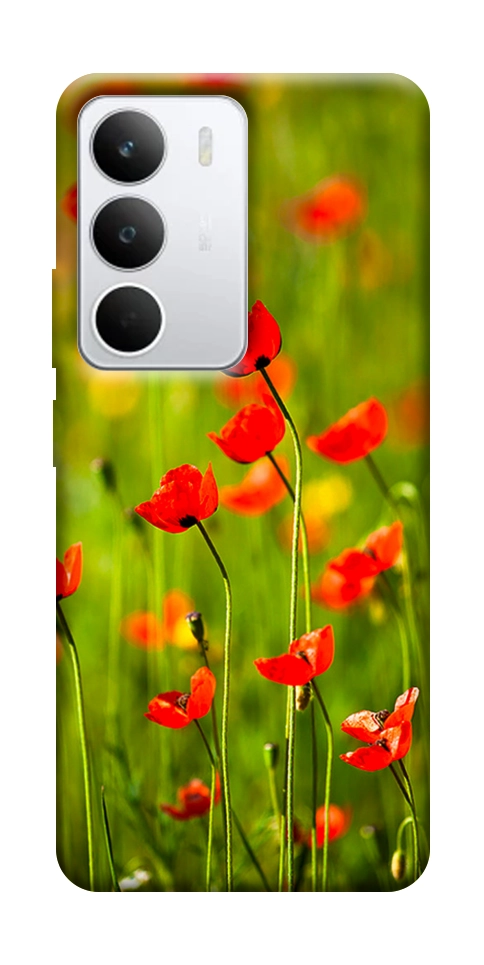 Чехол Маковое поле для Realme C71