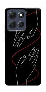 Чохол Плетення рук для Motorola Moto G86 Power