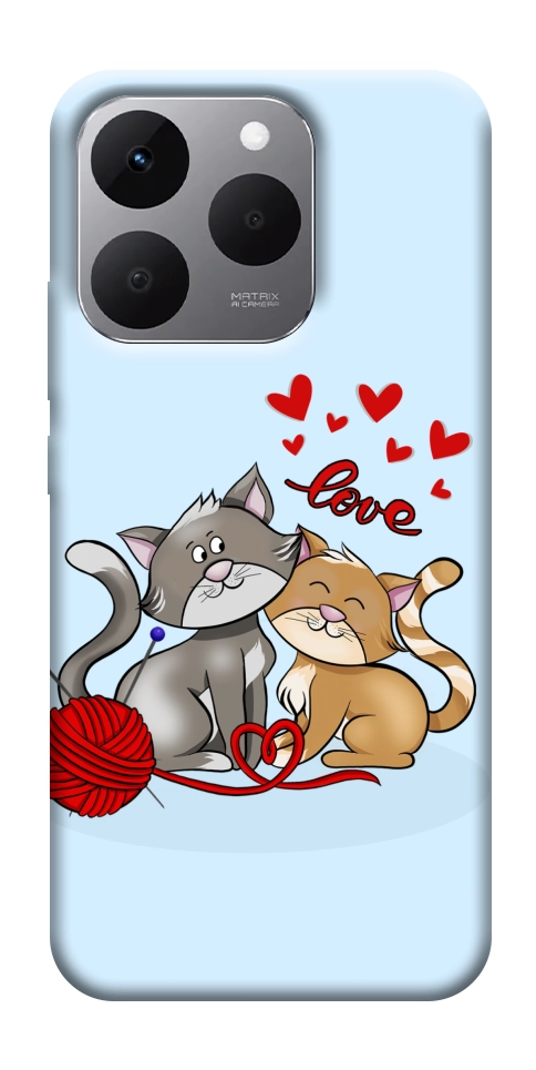Чехол Два кота Love для Realme 15T