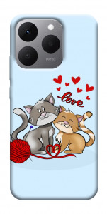 Чехол Два кота Love для Realme 15T
