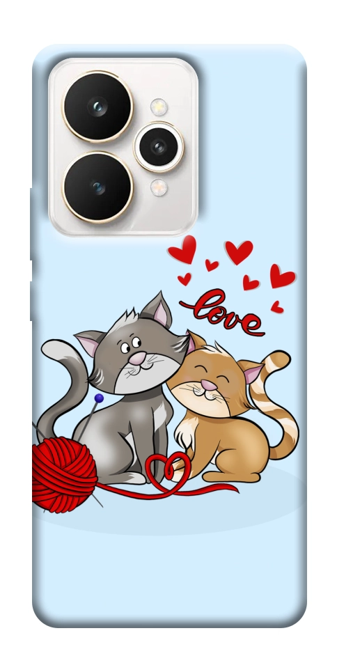Чехол Два кота Love для Realme 15