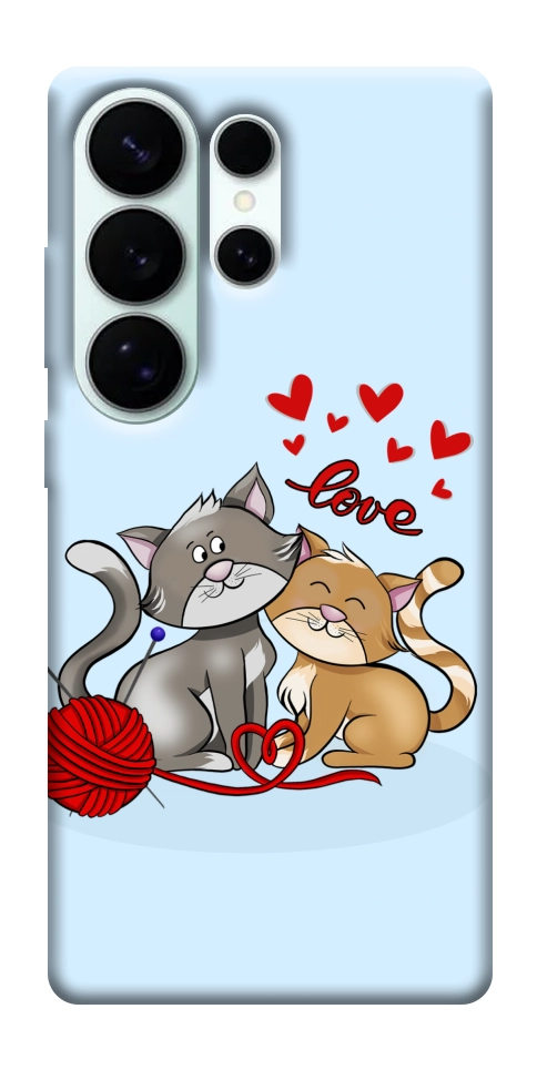 Чехол Два кота Love для Galaxy S26 Ultra