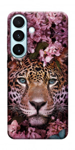 Чехол Леопард в цветах для Galaxy S26