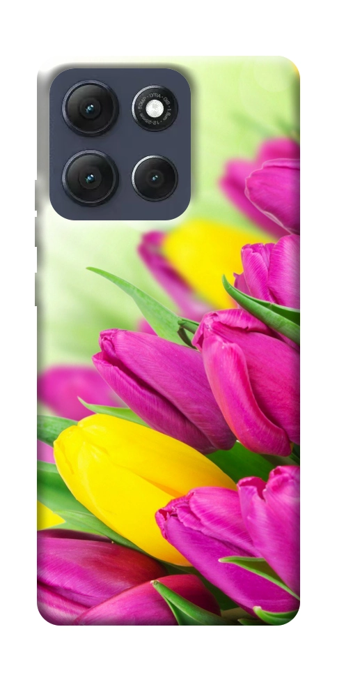 Чохол Барвисті тюльпани для Motorola Moto G86 Power
