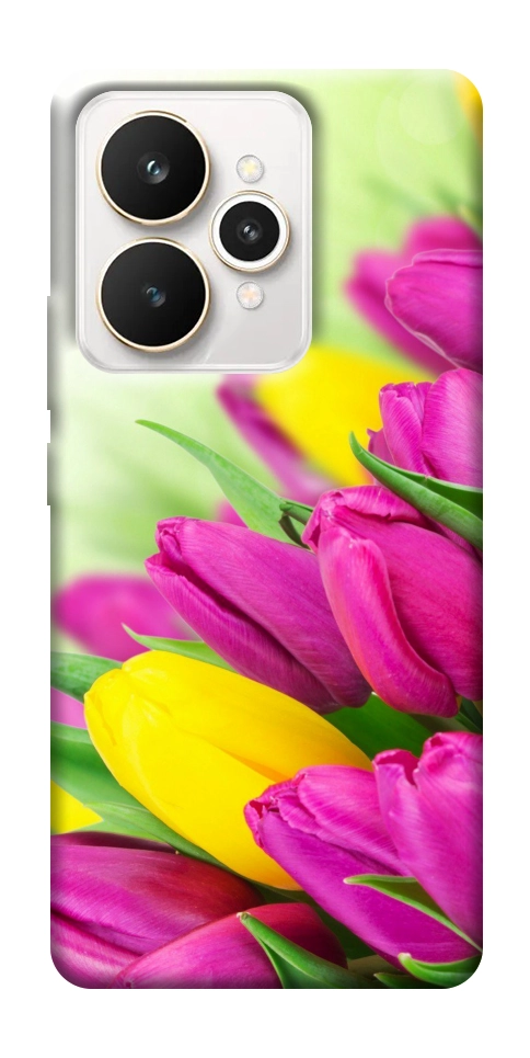 Чехол Красочные тюльпаны для Realme 15