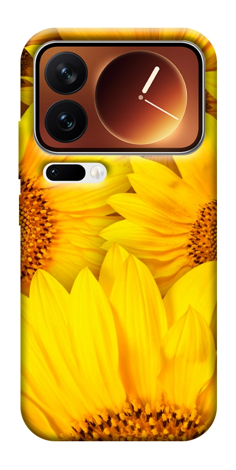 Чехол Букет подсолнухов для Xiaomi 17 Pro