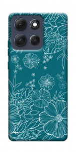 Чехол Botanical illustration для Motorola Moto G86 Power