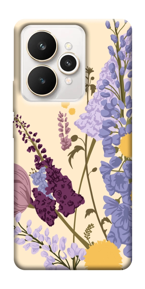 Чехол Flowers art для Realme 15