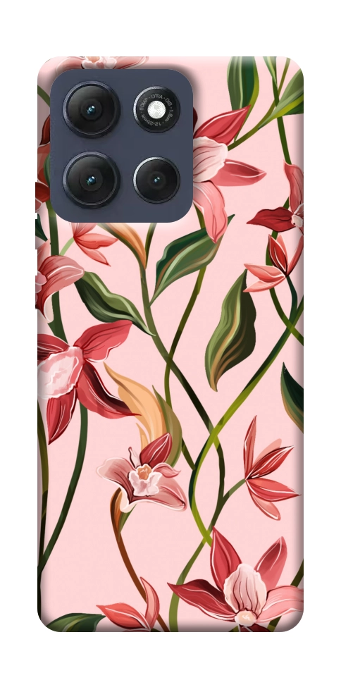 Чехол Floral motifs для Motorola Moto G86 Power