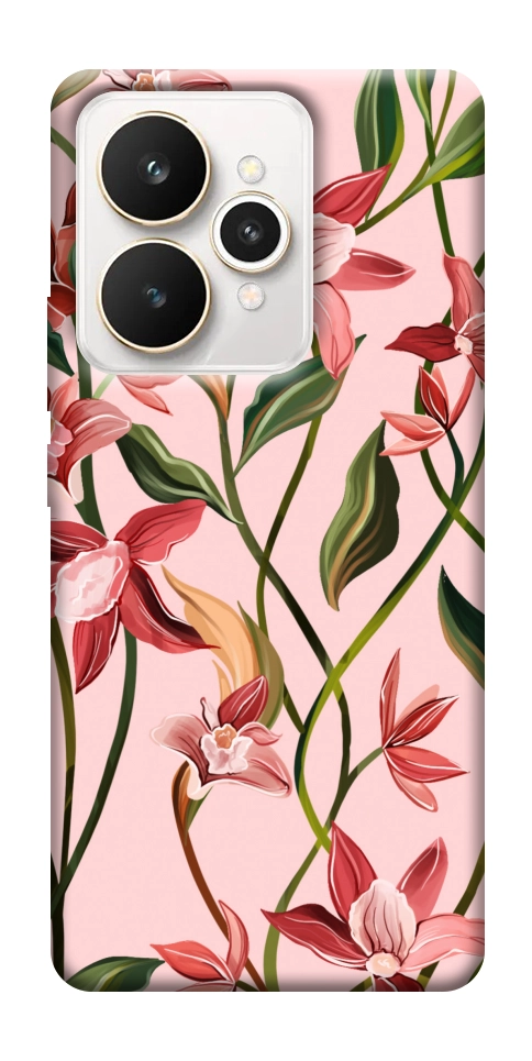 Чехол Floral motifs для Realme 15