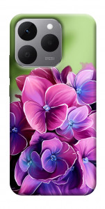 Чохол Мереживна гортензія для Realme 15T