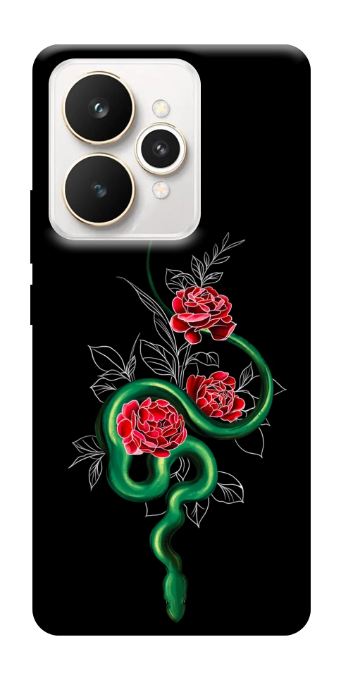 Чехол Snake in flowers для Realme 15