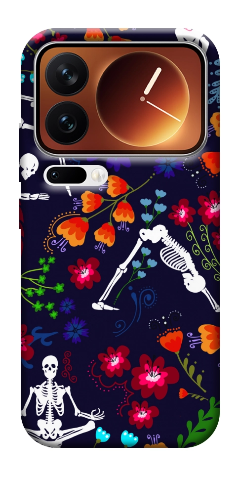 Чехол Yoga skeletons для Xiaomi 17 Pro