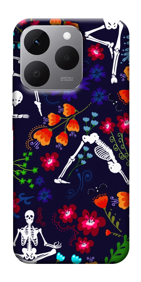 Чехол Yoga skeletons для Realme 15T