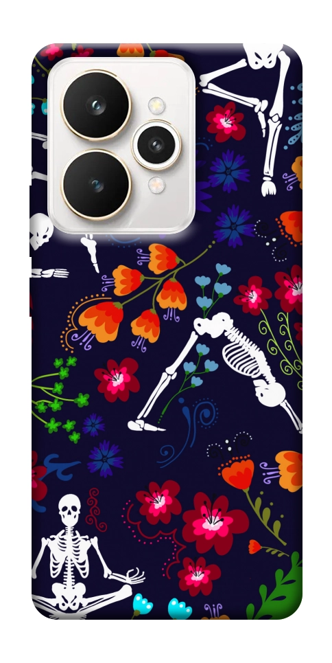 Чехол Yoga skeletons для Realme 15