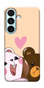 Чехол Медвежата для Galaxy S26
