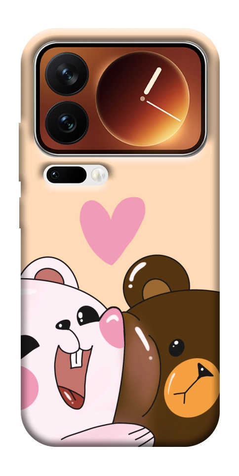 Чехол Медвежата для Xiaomi 17 Pro