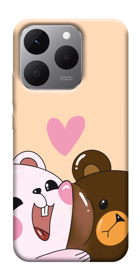 Чехол Медвежата для Realme 15T