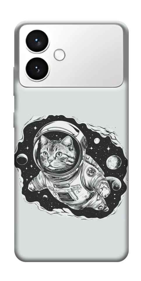 Чехол Кот космонавт для Galaxy S26 Edge