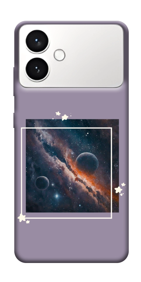 Чохол Космос у квадраті для Galaxy S26 Edge