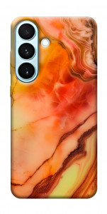 Чехол Красный коралл мрамор для Galaxy S26