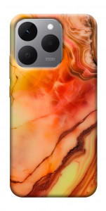 Чохол Червоний корал мармур для Realme 15T
