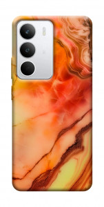 Чехол Красный коралл мрамор для Realme C71