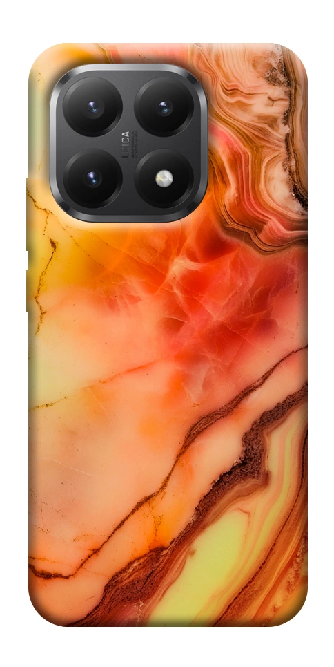 Чохол Червоний корал мармур для Xiaomi 15T