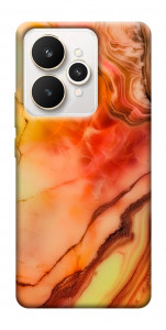 Чехол Красный коралл мрамор для Realme 15