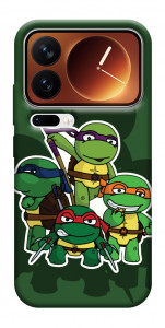 Чехол Green turtles для Xiaomi 17 Pro