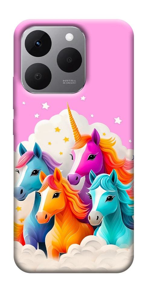 Чехол Пони в облаках для Realme 15T