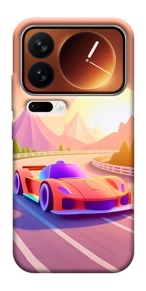 Чехол Машинка на закате для Xiaomi 17 Pro