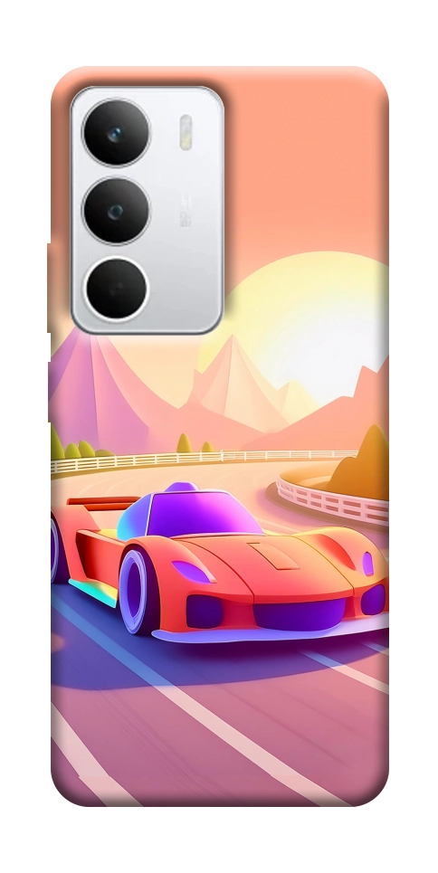 Чехол Машинка на закате для Realme C71