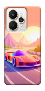 Чехол Машинка на закате для Realme 15