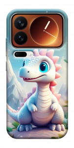 Чехол Белый дракоша для Xiaomi 17 Pro