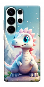 Чехол Белый дракоша для Galaxy S26 Ultra
